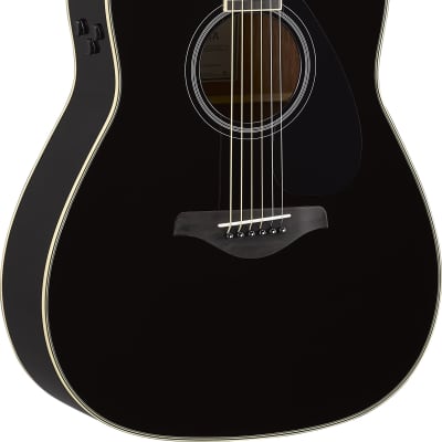 Yamaha FG-TA TransAcoustic Guitar Black for sale