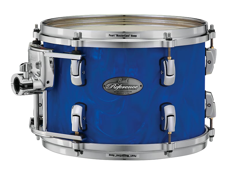 Pearl Music City Custom 8"x8" Reference Series Tom BLUE SATIN MOIRE RF0808T/C721 image 1