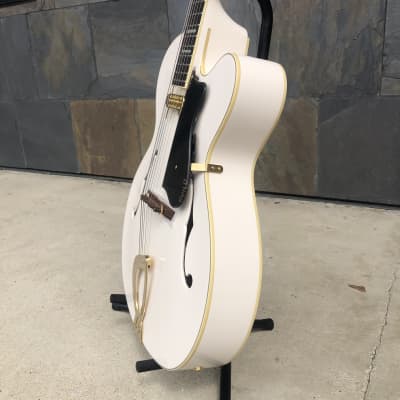 Guild A-150 Savoy Special Snowcrest White Hollow Body with Hardcase image 5