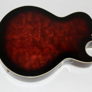 ギター ibanez AG95 left-handed Ibanez Artcore Expressionist AG95QA Left-handed - Dark Brown