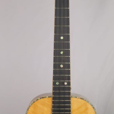custom soild bearclaw spruce acacia koa back tenor ukulele withkamaka string &pickup and bag image 5