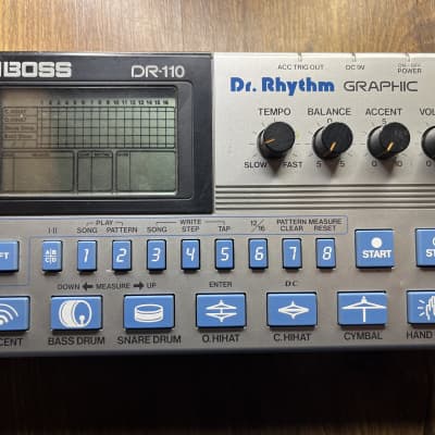 Boss DR-110 Dr. Rhythm 1980s - Silver - like TR606