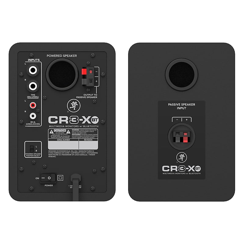 Mackie CR3-XBT 3-Inch Active Multimedia Monitors (Pair) with