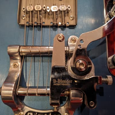 Fender /MJT Parts Tele Custom with Bigsby B-Bender and HSCB - Lake Placid Blue image 9