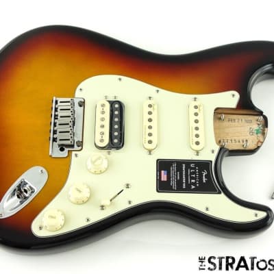 2023 Fender American Ultra Stratocaster Strat HSS LOADED BODY, USA Ultraburst image 1