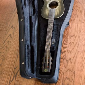 Regal Parlor Guitar 0 Style 1930-1949 Grey Burst With Custom Case image 5
