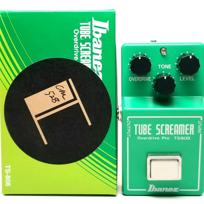 used Ibanez TS-808 Tube Screamer w/ Cult 1980 "#1" Cloning mod. V.2 Susumu Tamura, Mint w/ Box & Papers! image 1