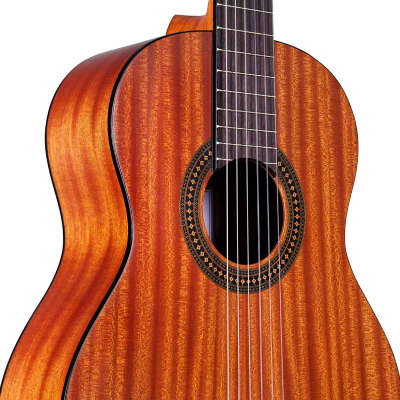 Cordoba Protégé Estudio 7/8 Nylon String Guitar, Natural image 4