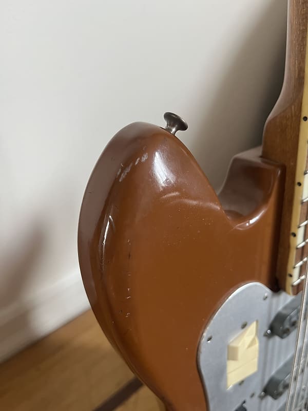 Teisco bassⅥ ブラウン Rare Teisco TB-64 / YB-6 Bass VI 1965 Metallic Brown | Reverb