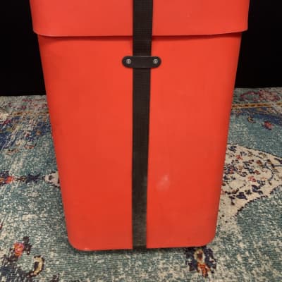 Carmine Appice's Protector Cases 3-Space Snare Case with Casters, 17.5x17.5x31.5x(29.5) - Orange image 10
