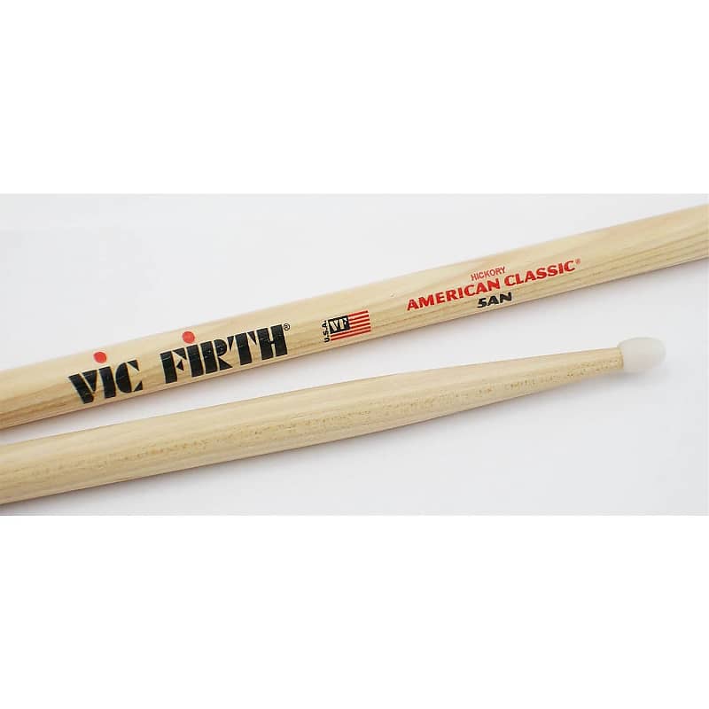 Vic Firth 5A Nylon-Tip Drum Sticks image 1