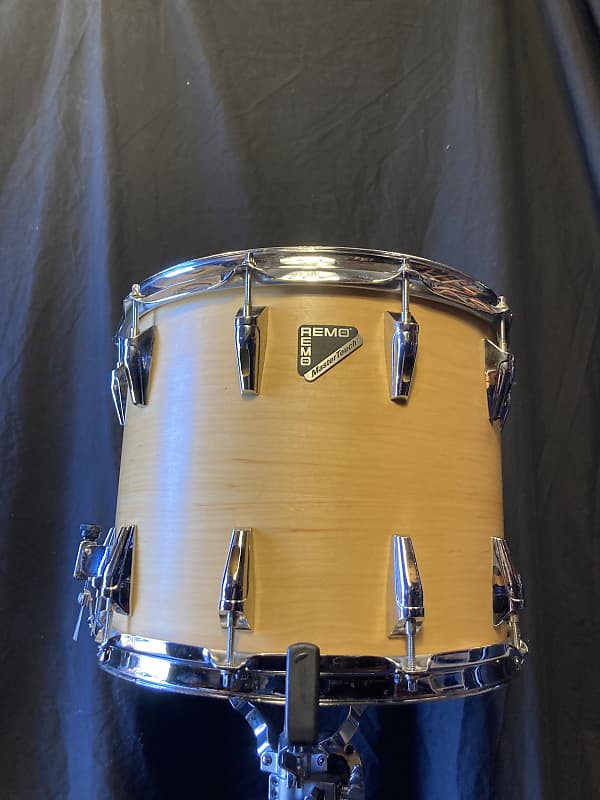 Russ McKinnon's, Remo 14x11.5" Brazilian Marching Snare Drum 1980's - Natural image 1