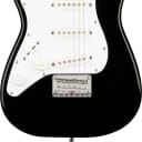 Squier Left-Handed Mini Stratocaster Electric Guitar, Laurel Fingerboard, Black