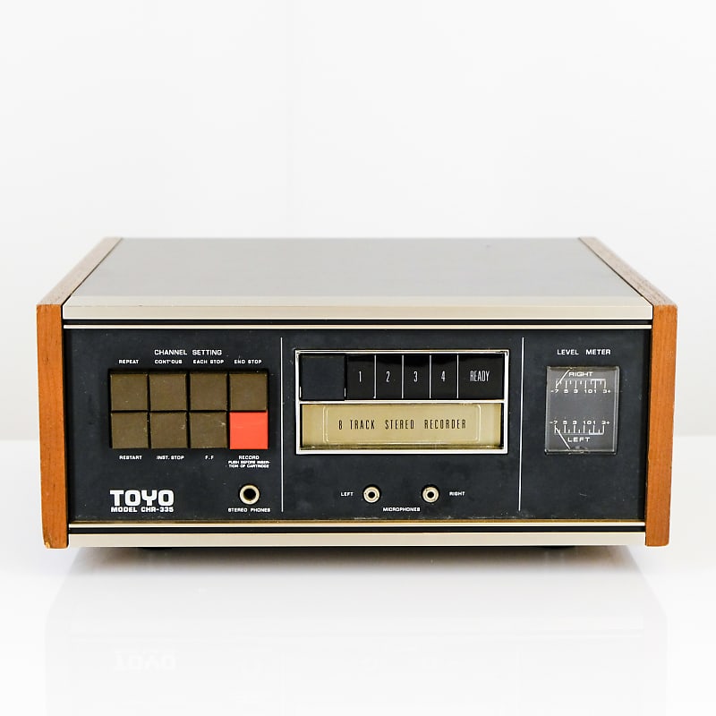 Vintage Rare Toyo CHR335 8-track Tape Deck , Made outlet in Japan ,