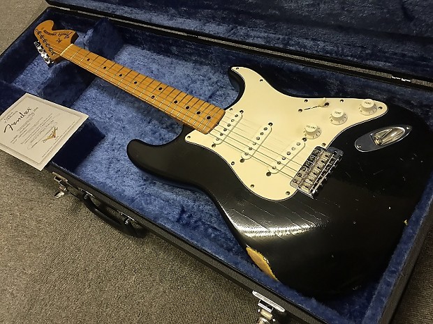 【​限​定​販​売​】 Fender Custom Black 1997 Stratocaster 1968 Grade Master Shop ギター