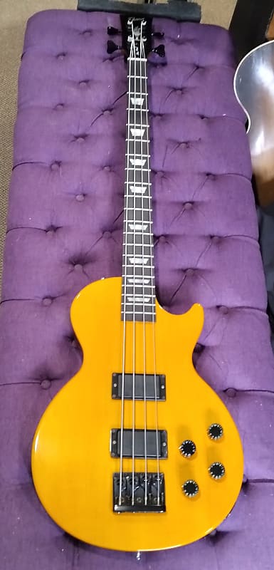 Gibson LPB-2 Deluxe Les Paul Bass 1992 - Translucent Amber