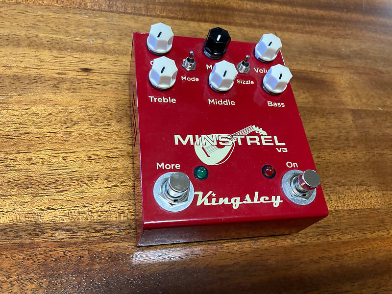 Kingsley MINSTREL v3 ギターエフェクター Kingsley Custom Minstrel v3 2020 Red | Reverb