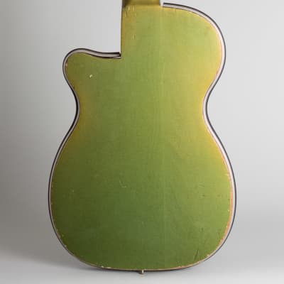 Silvertone Stratotone Newport Model H-42/2 Solid Body Electric Guitar, made by Harmony (1954), original gig bag case. image 4