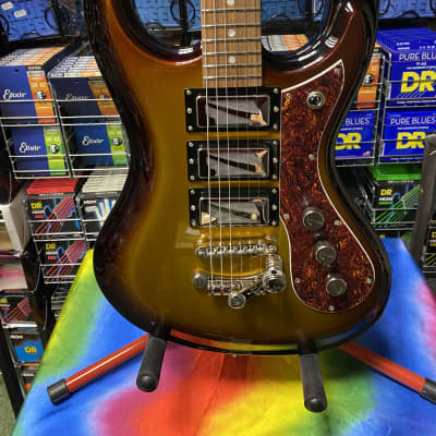 Italia Europa electric guitar in Goldburst - Made in Korea for sale