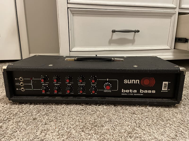 Sunn Beta Bass Head 1978 Reverb