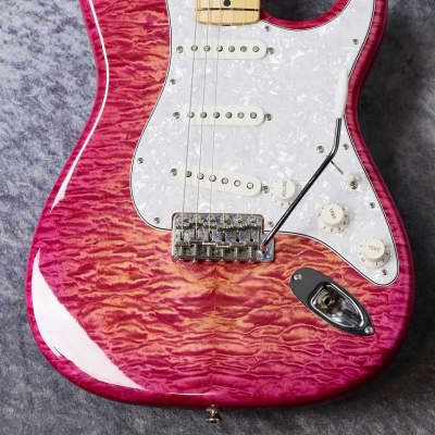 Freedom Custom Guitar Research O.S Retrospective ST FT Lacquer ~Pink Gradation~ 2019 [3.46㎏] for sale