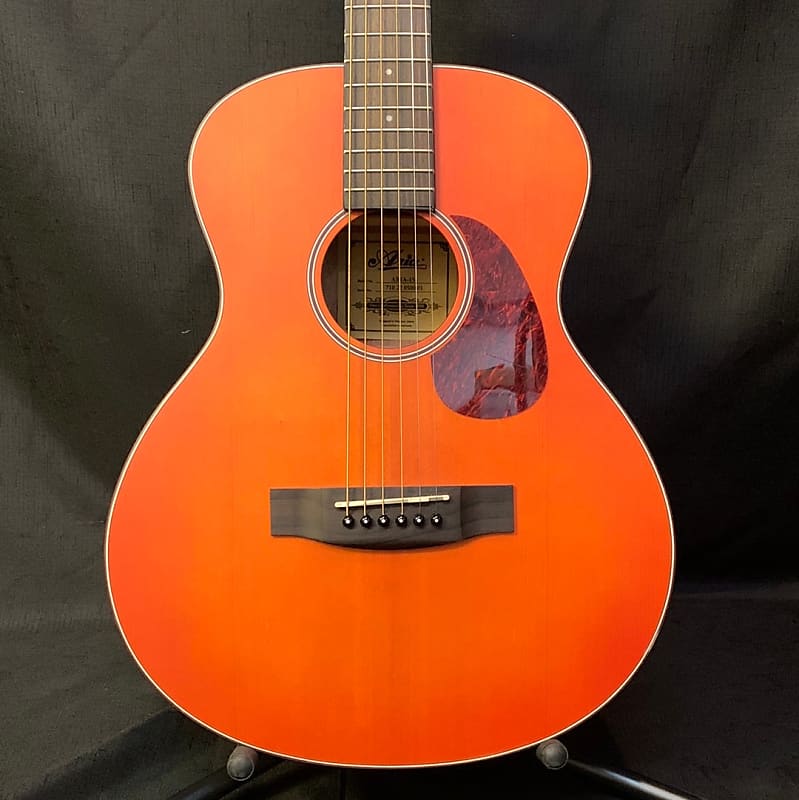 Used Aria 151 Lil' Aria Mini Acoustic Guitar w/ Case - Matte Orange Sunburst