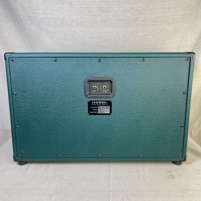 Moon Custom Cabinetry 2x12 Guitar Cabinet Callisto Variant 2024 British Emerald Green 150W Eminence Speaker image 5