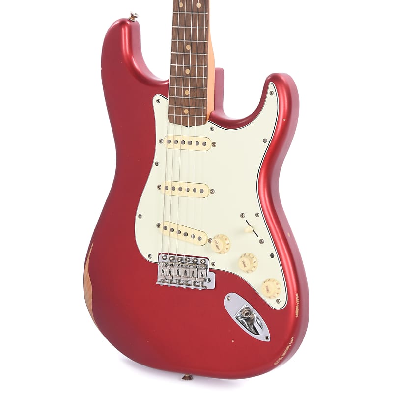 Fender Vintera Road Worn '60s Stratocaster Candy Apple Red w/Pure Vintage  '59 Pickups (CME Exclusive)