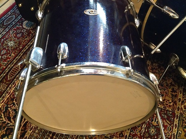 Vintage Slingerland s Drum Kit Niles, IL USA  Blue