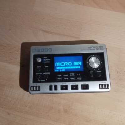 Boss Micro BR-80 Portable Digital Recorder Silver image 2