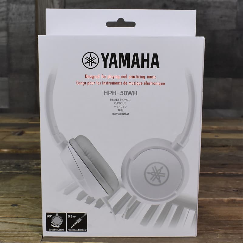Yamaha HPH-50WH Headphones - White  			