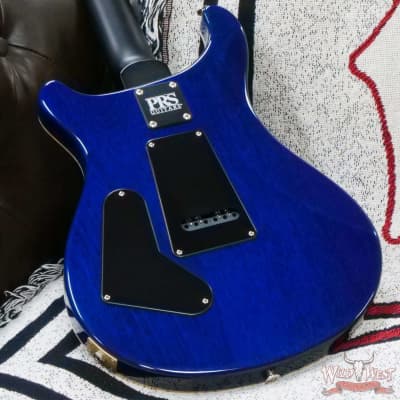 Paul Reed Smith PRS Wild West Guitars Special Run CE 24 Painted Black Neck 57/08 Covered Pickups Faded Grey Black Blue Burst 7.65 LBS image 9