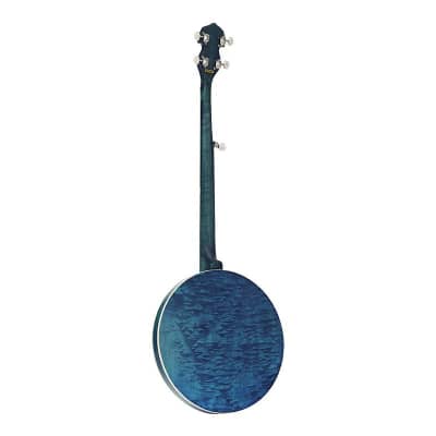 Ozark 5 String Banjo - Blue image 4