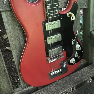 Hofner Super Solid 3 - 173 Electric Guitar 1963 Red Vinyl