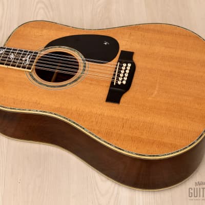 1980 K. Yairi YW7000-12 Vintage 12-String Dreadnought Acoustic Guitar w/  Case, Japan | Reverb