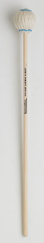 Innovative Percussion IP3101B Ludwig Albert Series Extra Soft Marimba Mallets - Off-White Yarn - Birch