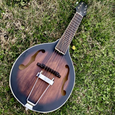 Gold Tone A-6 Manditar with Gig bag - Mando-Guitar 2023 - Satin Tobacco Sunburst image 4
