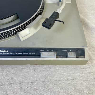 Technics SL-210 1988 Turntable Record Player Vinyl Project Needs Repair image 4