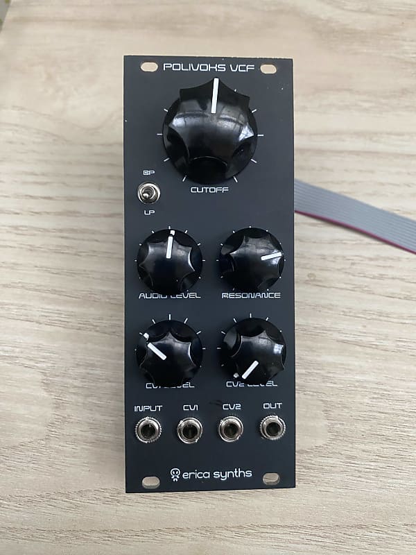 Erica Synths Black Polivoks VCF V2 | ModularGrid Eurorack Marketplace