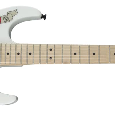 CHARVEL - Warren DeMartini USA Signature Frenchie  Maple Fingerboard  Snow White with Frenchie Graphic - 2865055876 image 4