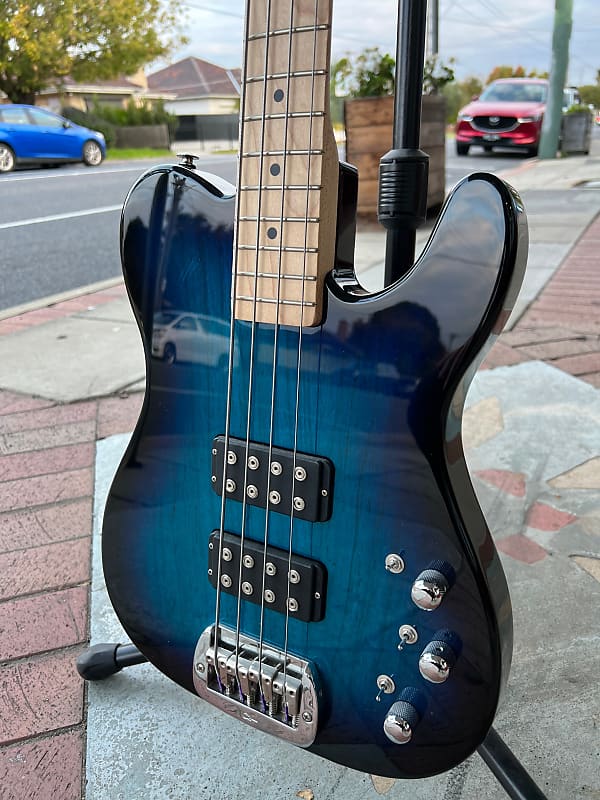 G&L ASAT Tribute Series Bass Guitar | Made in Japan | Blue