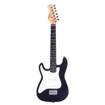 Artist MiniG Black Left Handed 3/4 Size Electric Guitar & Accessories image 2