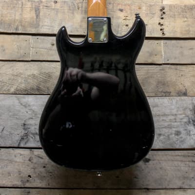 CMI E200 Vintage Black Electric Guitar image 4