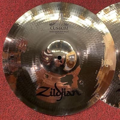 Zildjian A20550 14" A Custom Mastersound Hi-Hat (Pair) Cymbals image 2