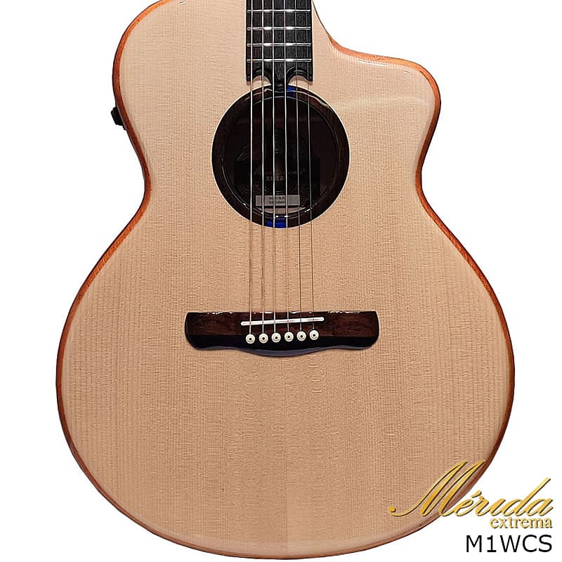 Merida Extrema M1WCS double all Solid Spruce Garapa burls Grand Auditorium  electric acoustic guitar
