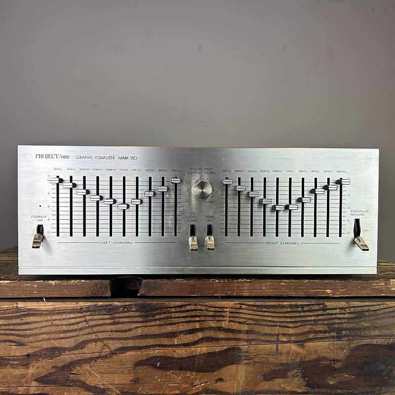 Project One Mark 150 10-Band Graphic EQ 1979 - Silver  			