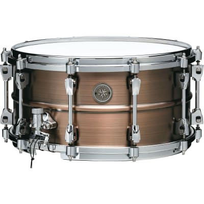 TAMA Starphonic Series PCP147 7x14 1.2mm Snare Drum Copper Shell Satin Hairline image 2