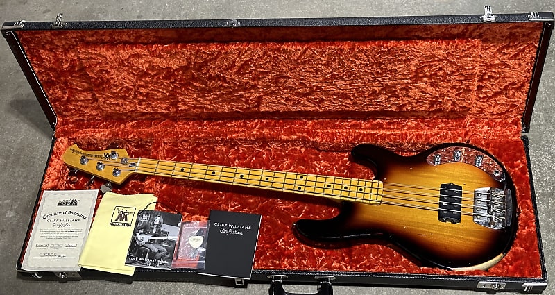 Ernie Ball Cliff Williams Icon Series StingRay Bass 2021 - RARE 1 of 26 image 1