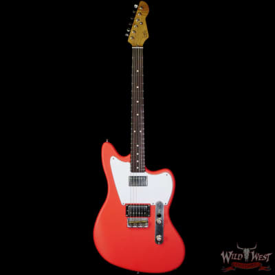 LsL Silverlake One HH Roasted Flame Maple Neck Rosewood Fingerboard Fiesta Red image 3