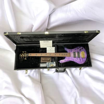 Spector USA NS-5XL, Ultra Violet Gloss w/ Pau Ferro and Haz-Lab Preamp *IN STOCK* image 24